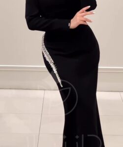 فستان بتطريز يدوي