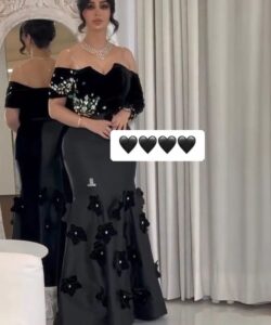 فستان سهرة مكيادو اصلي