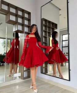 فساتين سهرة قصيرة