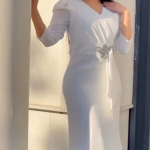 فساتين سهرة أبيض