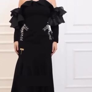 فساتين سهرة لون أسود