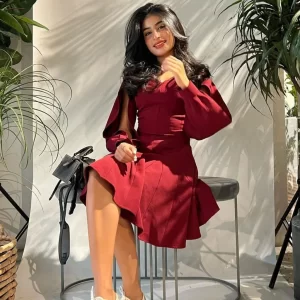 فستان سهرة قصير