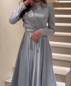 فساتين سهرة ناعمة