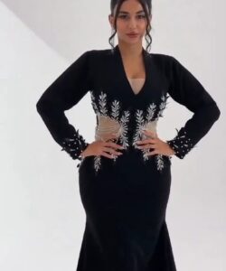 أجمل فساتين سهرة لون اسود