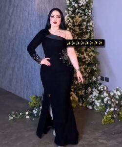 فستان سهرة لون اسود