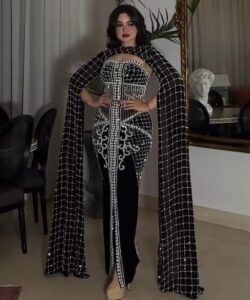 فساتين سهرة لون اسود فخم وانيق