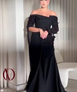 احلي فساتين سهرة لون اسود