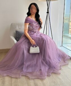 فستان سهرة تل روعه