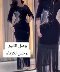 احلى فساتين سهرة لون اسود فخمة