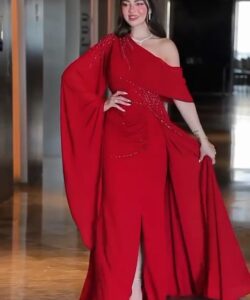 فساتين سهرة ناعمة