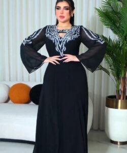 فساتين سهرة ناعمه طويلة