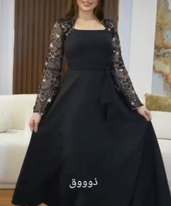 احلى فستان سهرة لون اسود