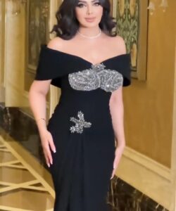 احلي فستان سهرة لون أسود