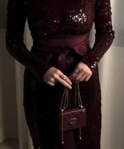 فستان سهرة ترتر