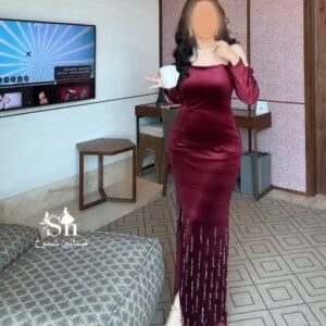 فساتين سهرة مخمل تحفه