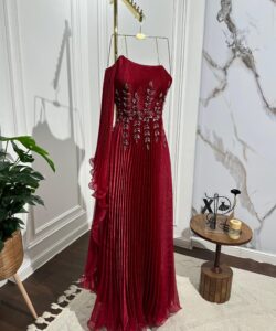 فساتين سهرة طويلة فخمة وانيقه