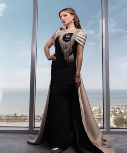 أجمل فساتين سهرة بذيل طويل