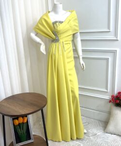 أجمل فستان سهرة طويل فخم وأنيق