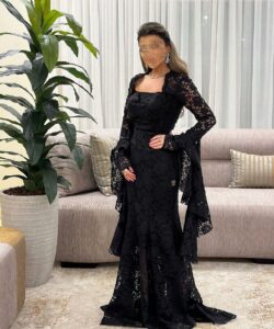 أجمل فساتين سهرة دانتيل فخمة