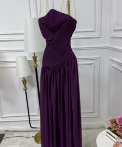 احلى فساتين سهرة بلا أكمام