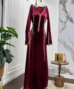 فساتين_سهرة مخمل