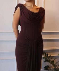 افخم فستان سهرة بدون اكمام