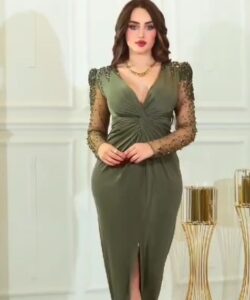 أجمل فستان سهرة ناعم رآقي