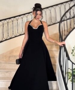 أجمل فستان سهرة خامة شموه اصلي