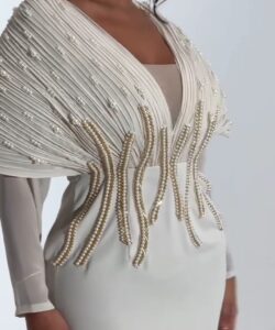 أجمل فساتين سهرة اوفوايت