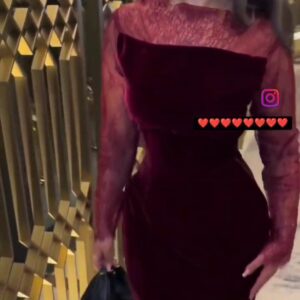 فساتين سهرة مخمل فخم وانيق