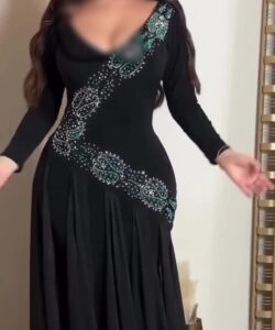 أجمل فساتين سهرة لون أسود