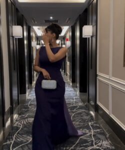 أجمل فساتين سهرة بذيل طويل