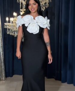 أجمل فستان سهرة لون اسود