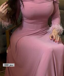 أجمل فستان سهرة شيفون ناعم