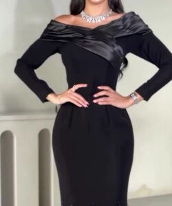 احلى فستان سهرة لون اسود