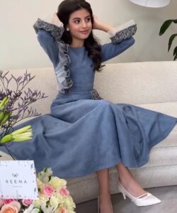 أجمل فستان سهرة شتوي خأمة جوك