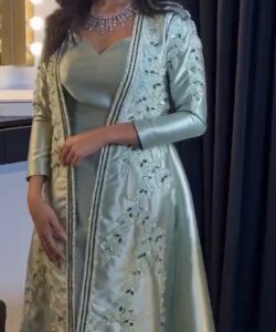 أجمل فستان سهرة قطعتين