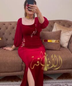 فساتين سهرة مخمل