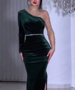 احلى فستان سهرة مخمل