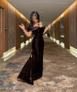 أجمل فساتين_سهرة مخمل