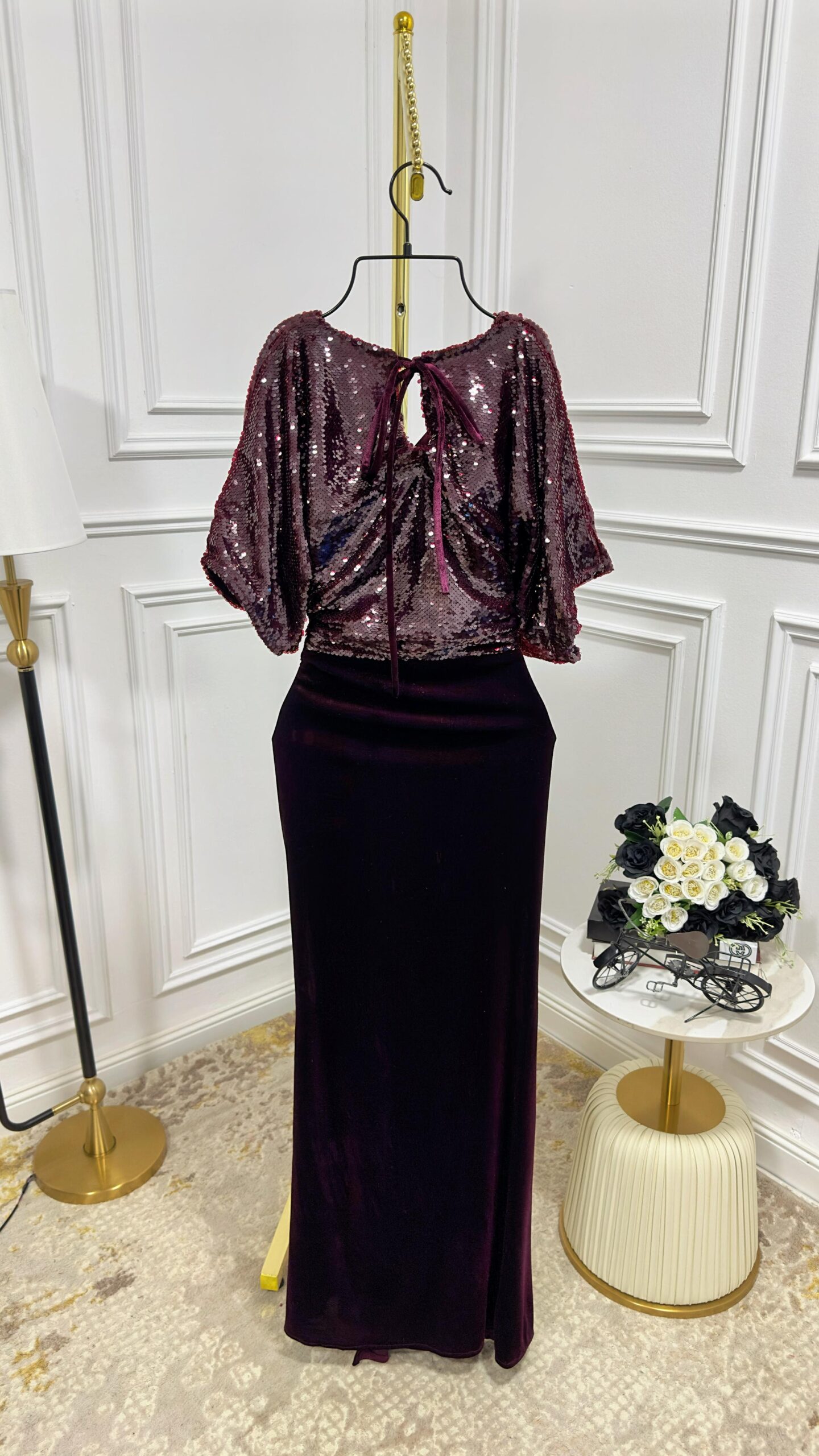 احلى فساتين سهرة مخمل - الصورة 3