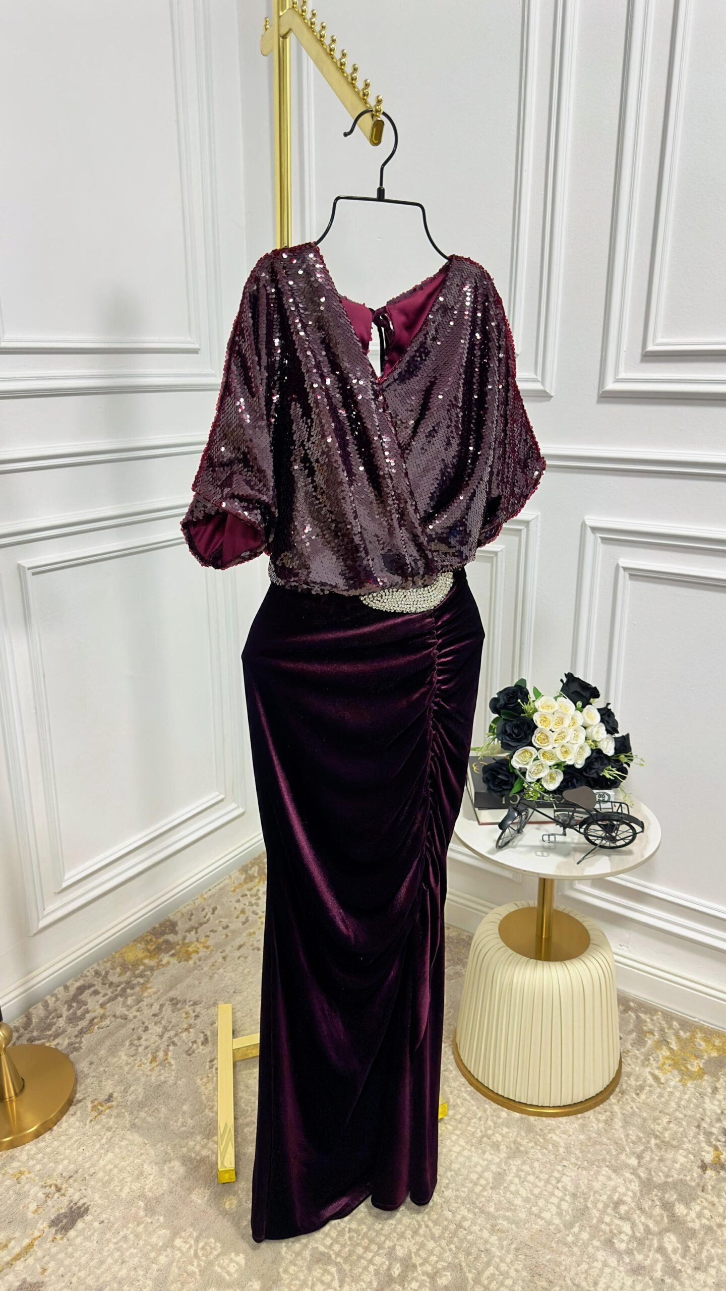 احلى فساتين سهرة مخمل - الصورة 2