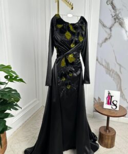 افخم فساتين سهرة لون اسود