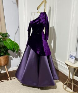 فساتين سهرة مخمل