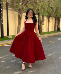 أجمل فساتين سهرة شتوية