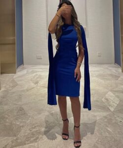 فستان سهرة قصيرة
