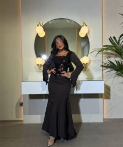 فستان سهرة طويل