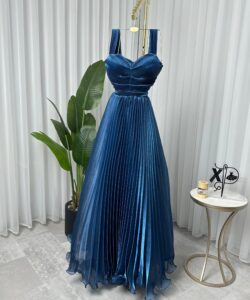 افخم فستان سهرة بدون اكمام