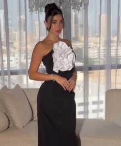 أجمل فستان سهرة بدون أكمام