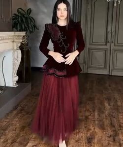 أجمل فساتين سهرة جوخ